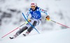 Christina Geiger of Germany in action during 1st run of Ladies Slalom of the Kuehtai FIS Ski Alpine World Cup at the Hohe Mut Course in Kuehtai, Austria on 2014/12/29.
