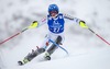 Nathalie Eklund of Sweden in action during 1st run of Ladies Slalom of the Kuehtai FIS Ski Alpine World Cup at the Hohe Mut Course in Kuehtai, Austria on 2014/12/29.

