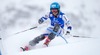Emi Hasegawa of Japan in action during 1st run of Ladies Slalom of the Kuehtai FIS Ski Alpine World Cup at the Hohe Mut Course in Kuehtai, Austria on 2014/12/29.
