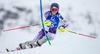 Paula Moltzan of the USA in action during 1st run of Ladies Slalom of the Kuehtai FIS Ski Alpine World Cup at the Hohe Mut Course in Kuehtai, Austria on 2014/12/29.
