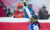 Wendy Holdener of Switzerland reacts after 2nd run of Ladies Giant Slalom of the Kuehtai FIS Ski Alpine World Cup at the Hohe Mut Course in Kuehtai, Austria on 2014/12/29.
