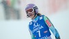 Tina Maze of Slovenia reacts after 2nd run of Ladies Giant Slalom of the Kuehtai FIS Ski Alpine World Cup at the Hohe Mut Course in Kuehtai, Austria on 2014/12/29.
