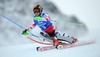 Kathrin Zettel of Austria in action during 1st run of Ladies Slalom of the Kuehtai FIS Ski Alpine World Cup at the Hohe Mut Course in Kuehtai, Austria on 2014/12/29.
