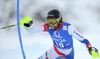 Wendy Holdener of Switzerland in action during 1st run of Ladies Slalom of the Kuehtai FIS Ski Alpine World Cup at the Hohe Mut Course in Kuehtai, Austria on 2014/12/29.
