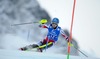 Bernadette Schild of Austria in action during 1st run of Ladies Slalom of the Kuehtai FIS Ski Alpine World Cup at the Hohe Mut Course in Kuehtai, Austria on 2014/12/29.
