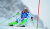 Denise Feierabend of Switzerland in action during 1st run of Ladies Slalom of the Kuehtai FIS Ski Alpine World Cup at the Hohe Mut Course in Kuehtai, Austria on 2014/12/29.
