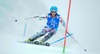 Laurie Mougel of France in action during 1st run of Ladies Slalom of the Kuehtai FIS Ski Alpine World Cup at the Hohe Mut Course in Kuehtai, Austria on 2014/12/29.
