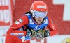 Federica Brignone of Italy reacts after 2nd run of Ladies Giant Slalom of the Kuehtai FIS Ski Alpine World Cup at the Hohe Mut Course in Kuehtai, Austria on 2014/12/29.
