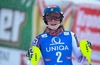 Mikaela Shiffrin of the USA reacts after 2nd run of Ladies Giant Slalom of the Kuehtai FIS Ski Alpine World Cup at the Hohe Mut Course in Kuehtai, Austria on 2014/12/29.
