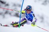 Mikaela Shiffrin of the USA in action during 1st run of Ladies Slalom of the Kuehtai FIS Ski Alpine World Cup at the Hohe Mut Course in Kuehtai, Austria on 2014/12/29.
