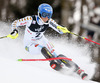 Maria Pietilae-Holmner of Sweden skiing in the first run of the women slalom race of Audi FIS Alpine skiing World cup on Sljeme above Zagreb, Croatia. Women Snow Queen Trophy slalom race of Audi FIS Alpine skiing World cup season 2014-2015, was held on Sunday, 4th of January 2015 on Sljeme above Zagreb, Croatia.

