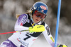Mikaela Shiffrin of USA skiing in the first run of the women slalom race of Audi FIS Alpine skiing World cup on Sljeme above Zagreb, Croatia. Women Snow Queen Trophy slalom race of Audi FIS Alpine skiing World cup season 2014-2015, was held on Sunday, 4th of January 2015 on Sljeme above Zagreb, Croatia.
