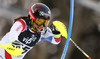 Wendy Holdener of Switzerland skiing in the first run of the women slalom race of Audi FIS Alpine skiing World cup on Sljeme above Zagreb, Croatia. Women Snow Queen Trophy slalom race of Audi FIS Alpine skiing World cup season 2014-2015, was held on Sunday, 4th of January 2015 on Sljeme above Zagreb, Croatia.

