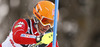Chiara Costazza of Italy skiing in the first run of the women slalom race of Audi FIS Alpine skiing World cup on Sljeme above Zagreb, Croatia. Women Snow Queen Trophy slalom race of Audi FIS Alpine skiing World cup season 2014-2015, was held on Sunday, 4th of January 2015 on Sljeme above Zagreb, Croatia.
