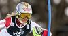 Denise Feierabend of Switzerland skiing in the first run of the women slalom race of Audi FIS Alpine skiing World cup on Sljeme above Zagreb, Croatia. Women Snow Queen Trophy slalom race of Audi FIS Alpine skiing World cup season 2014-2015, was held on Sunday, 4th of January 2015 on Sljeme above Zagreb, Croatia.
