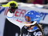Sara Hector of Sweden reacts in the finish of the second run of the women slalom race of Audi FIS Alpine skiing World cup on Sljeme above Zagreb, Croatia. Women Snow Queen Trophy slalom race of Audi FIS Alpine skiing World cup season 2014-2015, was held on Sunday, 4th of January 2015 on Sljeme above Zagreb, Croatia.
