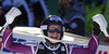 Third placed Nina Loeseth of Norway reacts in the finish of the second run of the women slalom race of Audi FIS Alpine skiing World cup on Sljeme above Zagreb, Croatia. Women Snow Queen Trophy slalom race of Audi FIS Alpine skiing World cup season 2014-2015, was held on Sunday, 4th of January 2015 on Sljeme above Zagreb, Croatia.
