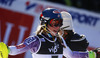 Winner Mikaela Shiffrin of USA reacts in the finish of the second run of the women slalom race of Audi FIS Alpine skiing World cup on Sljeme above Zagreb, Croatia. Women Snow Queen Trophy slalom race of Audi FIS Alpine skiing World cup season 2014-2015, was held on Sunday, 4th of January 2015 on Sljeme above Zagreb, Croatia.
