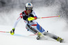 Daniel Yule of Switzerland skiing in the first run of the men slalom race of Audi FIS Alpine skiing World cup on Sljeme above Zagreb, Croatia. Men Snow Queen Trophy slalom race of Audi FIS Alpine skiing World cup season 2014-2015, was held on Tuesday, 6th of January 2015 on Sljeme above Zagreb, Croatia.
