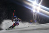 Jonathan Nordbotten of Norway skiing in the second run of the men slalom race of Audi FIS Alpine skiing World cup on Sljeme above Zagreb, Croatia. Men Snow Queen Trophy slalom race of Audi FIS Alpine skiing World cup season 2014-2015, was held on Tuesday, 6th of January 2015 on Sljeme above Zagreb, Croatia.
