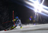 Markus Larsson of Sweden skiing in the second run of the men slalom race of Audi FIS Alpine skiing World cup on Sljeme above Zagreb, Croatia. Men Snow Queen Trophy slalom race of Audi FIS Alpine skiing World cup season 2014-2015, was held on Tuesday, 6th of January 2015 on Sljeme above Zagreb, Croatia.
