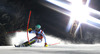 Second placed Felix Neureuther of Germany skiing in the second run of the men slalom race of Audi FIS Alpine skiing World cup on Sljeme above Zagreb, Croatia. Men Snow Queen Trophy slalom race of Audi FIS Alpine skiing World cup season 2014-2015, was held on Tuesday, 6th of January 2015 on Sljeme above Zagreb, Croatia.
