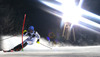 Fourth placed Mattias Hargin of Sweden skiing in the second run of the men slalom race of Audi FIS Alpine skiing World cup on Sljeme above Zagreb, Croatia. Men Snow Queen Trophy slalom race of Audi FIS Alpine skiing World cup season 2014-2015, was held on Tuesday, 6th of January 2015 on Sljeme above Zagreb, Croatia.

