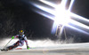 Winner Marcel Hirscher of Austria skiing in the second run of the men slalom race of Audi FIS Alpine skiing World cup on Sljeme above Zagreb, Croatia. Men Snow Queen Trophy slalom race of Audi FIS Alpine skiing World cup season 2014-2015, was held on Tuesday, 6th of January 2015 on Sljeme above Zagreb, Croatia.
