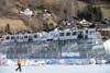 Wind destroyed finish area of the Women Audi FIS Alpine skiing World cup downhill race in Bad Kleinkirchheim, which was canceled due to strong wind gusts. Women Audi FIS Alpine skiing World cup downhill race should be held on the Franz Klammer Course in Bad Kleinkirchheim, Austria on 2015/01/10.
