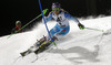 Sarka Strachova of Czech skiing in the first run of the women night slalom race of Audi FIS Alpine skiing World cup Flachau, Austria. Women night slalom race of Audi FIS Alpine skiing World cup season 2014-2015, was held on Tuesday, 13th of January 2015 in Flachau, Austria
