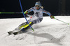 Barbara Wirth of Germany skiing in the first run of the women night slalom race of Audi FIS Alpine skiing World cup Flachau, Austria. Women night slalom race of Audi FIS Alpine skiing World cup season 2014-2015, was held on Tuesday, 13th of January 2015 in Flachau, Austria
