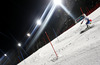 Nadja Vogel of Switzerland skiing in the first run of the women night slalom race of Audi FIS Alpine skiing World cup Flachau, Austria. Women night slalom race of Audi FIS Alpine skiing World cup season 2014-2015, was held on Tuesday, 13th of January 2015 in Flachau, Austria
