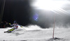 Frida Hansdotter of Sweden skiing in the first run of the women night slalom race of Audi FIS Alpine skiing World cup Flachau, Austria. Women night slalom race of Audi FIS Alpine skiing World cup season 2014-2015, was held on Tuesday, 13th of January 2015 in Flachau, Austria
