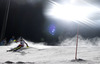 Bernadette Schild of Austria skiing in the first run of the women night slalom race of Audi FIS Alpine skiing World cup Flachau, Austria. Women night slalom race of Audi FIS Alpine skiing World cup season 2014-2015, was held on Tuesday, 13th of January 2015 in Flachau, Austria
