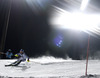 Maren Wiesler of Germany skiing in the first run of the women night slalom race of Audi FIS Alpine skiing World cup Flachau, Austria. Women night slalom race of Audi FIS Alpine skiing World cup season 2014-2015, was held on Tuesday, 13th of January 2015 in Flachau, Austria
