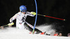 Maria Pietilae-Holmner of Sweden skiing in the first run of the women night slalom race of Audi FIS Alpine skiing World cup Flachau, Austria. Women night slalom race of Audi FIS Alpine skiing World cup season 2014-2015, was held on Tuesday, 13th of January 2015 in Flachau, Austria
