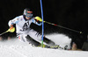 Marina Wallner of Germany skiing in the first run of the women night slalom race of Audi FIS Alpine skiing World cup Flachau, Austria. Women night slalom race of Audi FIS Alpine skiing World cup season 2014-2015, was held on Tuesday, 13th of January 2015 in Flachau, Austria
