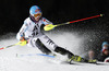 Maren Wiesler of Germany skiing in the first run of the women night slalom race of Audi FIS Alpine skiing World cup Flachau, Austria. Women night slalom race of Audi FIS Alpine skiing World cup season 2014-2015, was held on Tuesday, 13th of January 2015 in Flachau, Austria
