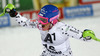 Fifth placed Veronika Velez Zuzulova of Slovakia reacts in finish of the second run of the women night slalom race of Audi FIS Alpine skiing World cup Flachau, Austria. Women night slalom race of Audi FIS Alpine skiing World cup season 2014-2015, was held on Tuesday, 13th of January 2015 in Flachau, Austria
