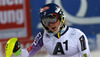 Third placed Mikaela Shiffrin of USA reacts in finish of the second run of the women night slalom race of Audi FIS Alpine skiing World cup Flachau, Austria. Women night slalom race of Audi FIS Alpine skiing World cup season 2014-2015, was held on Tuesday, 13th of January 2015 in Flachau, Austria
