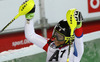 Fourth placed Wendy Holdener of Switzerland reacts in finish of the second run of the women night slalom race of Audi FIS Alpine skiing World cup Flachau, Austria. Women night slalom race of Audi FIS Alpine skiing World cup season 2014-2015, was held on Tuesday, 13th of January 2015 in Flachau, Austria
