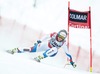 Marianne Abderhalden of Switzerland in action during the ladies Downhill of the Cortina FIS Ski Alpine World Cup at the Olympia delle Tofane course in Cortina d Ampezzo, Italy on 2015/01/18.
