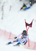 Fabienne Suter of Switzerland in action during the ladies Downhill of the Cortina FIS Ski Alpine World Cup at the Olympia delle Tofane course in Cortina d Ampezzo, Italy on 2015/01/18.
