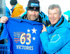 Patrick Riml (Headcoach US Skiteam) Robert Trenkwalder during the ladies SuperG of the Cortina FIS Ski Alpine World Cup at the Olympia delle Tofane course in Cortina d Ampezzo, Italy on 2015/01/19. EXPA Pictures © 2015, PhotoCredit: EXPA/ Johann Grode
