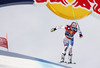 Patrick Kueng of Switzerland skiing in the third training for men downhill race of Audi FIS Alpine skiing World cup in Kitzbuehel, Austria. Third training for men downhill race of Audi FIS Alpine skiing World cup season 2014-2015, was held on Thursday, 22nd of January 2015 on Hahnenkamm Streif downhill course in Kitzbuehel, Austria
