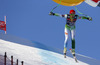 Andrej Sporn of Slovenia skiing in the third training for men downhill race of Audi FIS Alpine skiing World cup in Kitzbuehel, Austria. Third training for men downhill race of Audi FIS Alpine skiing World cup season 2014-2015, was held on Thursday, 22nd of January 2015 on Hahnenkamm Streif downhill course in Kitzbuehel, Austria
