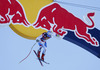 Mauro Caviezel of Switzerland skiing in the third training for men downhill race of Audi FIS Alpine skiing World cup in Kitzbuehel, Austria. Third training for men downhill race of Audi FIS Alpine skiing World cup season 2014-2015, was held on Thursday, 22nd of January 2015 on Hahnenkamm Streif downhill course in Kitzbuehel, Austria
