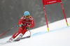 Christof Innerhofer of Italy skiing in the men super-g race of Audi FIS Alpine skiing World cup in Kitzbuehel, Austria. Men super-g race of Audi FIS Alpine skiing World cup season 2014-2015, was held on Friday, 23rd of January 2015 on Hahnenkamm course in Kitzbuehel, Austria
