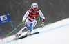 Carlo Janka of Switzerland skiing in the men super-g race of Audi FIS Alpine skiing World cup in Kitzbuehel, Austria. Men super-g race of Audi FIS Alpine skiing World cup season 2014-2015, was held on Friday, 23rd of January 2015 on Hahnenkamm course in Kitzbuehel, Austria
