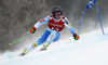 Fifth placed Andrew Weibrecht of USA skiing in the men super-g race of Audi FIS Alpine skiing World cup in Kitzbuehel, Austria. Men super-g race of Audi FIS Alpine skiing World cup season 2014-2015, was held on Friday, 23rd of January 2015 on Hahnenkamm course in Kitzbuehel, Austria
